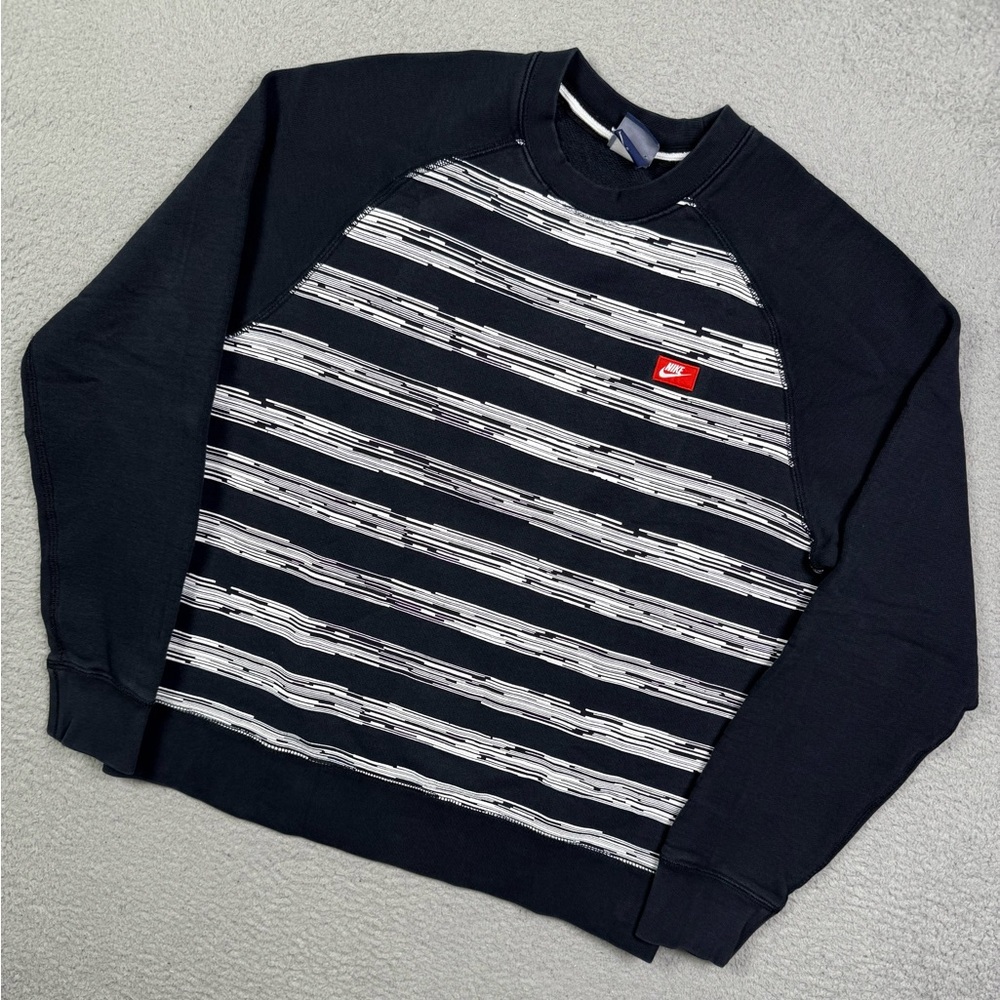 Nike‎ striped Crewneck sweatshirt